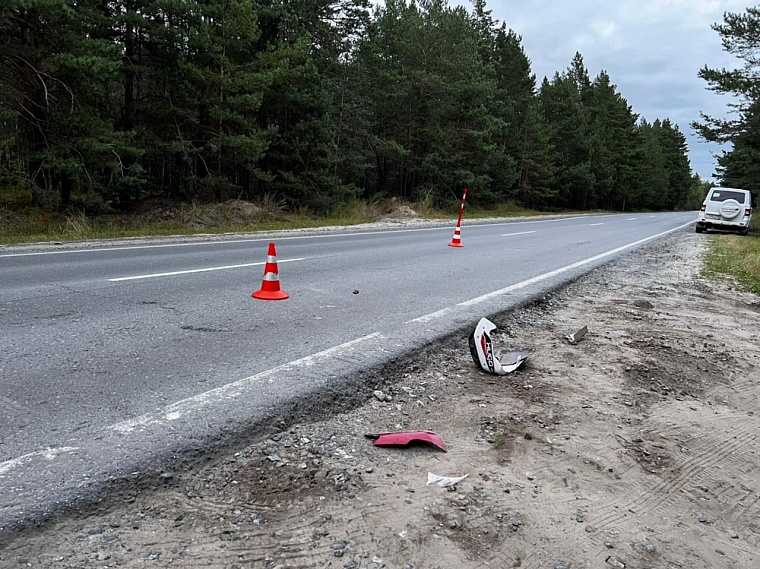 Квадроцикл с 12-летним мальчиком от удара с "Ладой" съехал в кювет на трассе Тюмень - Омск