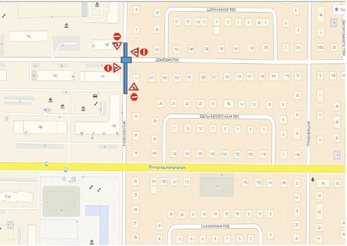 В Тюмени из-за ремонта на перекрестке в районе Маяка на месяц перекроют движение