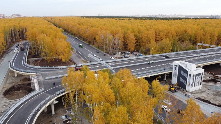 Часть трехуровневой развязки на Мельникайте - Дружбы готовят к открытию