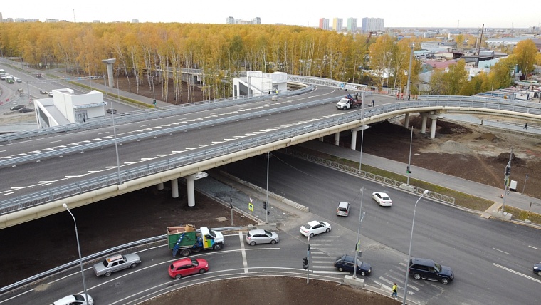 Часть трехуровневой развязки на Мельникайте - Дружбы готовят к открытию