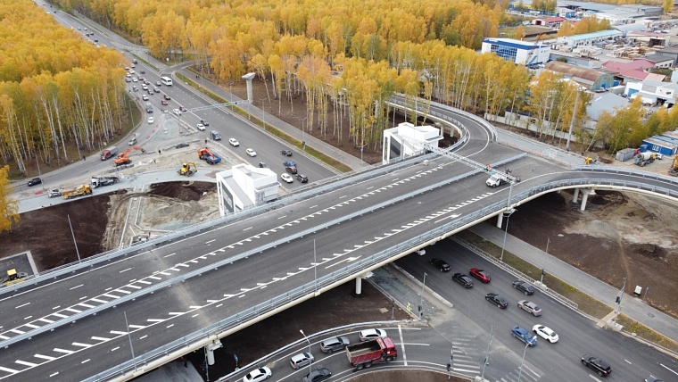 Часть трехуровневой развязки на Мельникайте - Дружбы готовят к открытию