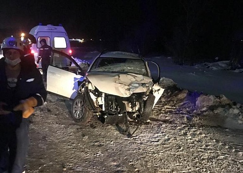 Автомобилистка на KIA Rio погибла при столкновении с рейсовым автобусом