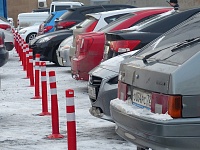 Тюменцы стоят в очереди на тестовую парковку