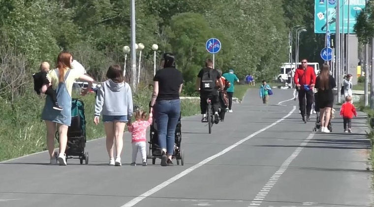 Тюменские велодорожки обозначили специальными знаками