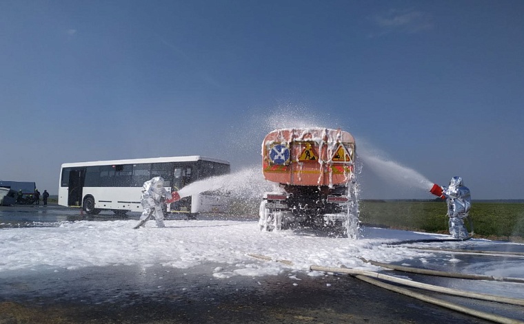 На федеральной трассе в Уватском районе ограничено движение из-за учений