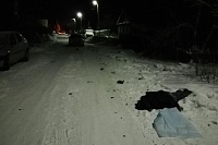 В Тобольске автомобилист насмерть сбил пешехода и скрылся