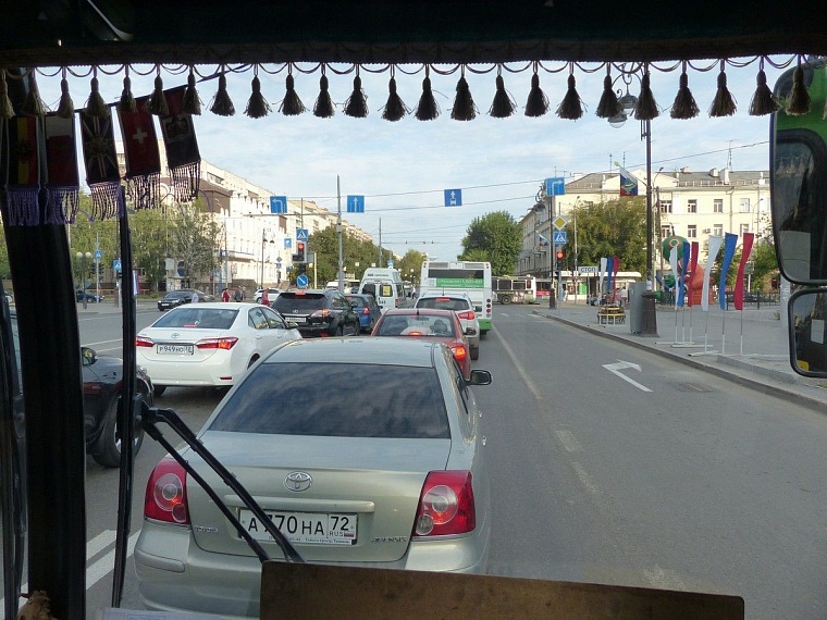 По выделенке от Войновки до Первомайской за 40 минут