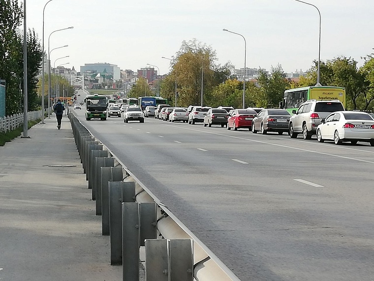 На двух участках трассы Тюмень - Омск ограничено движение