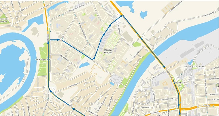 В День Победы в Тюмени перекроют десятки улиц