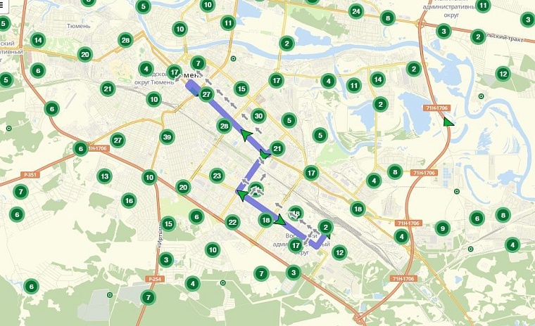 Тюменцы благодарят за удобный экспресс-маршрут № 35