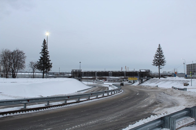 На развязке улиц Мельникайте и Хабаровской открыли движение по двум съездам