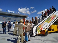 В тобольский аэропорт Ремезов прибыл первый чартер из Санкт-Петербурга