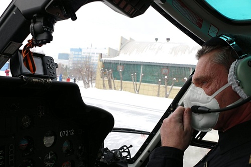 За год тюменские специалисты санавиации совершили почти 400 вылетов