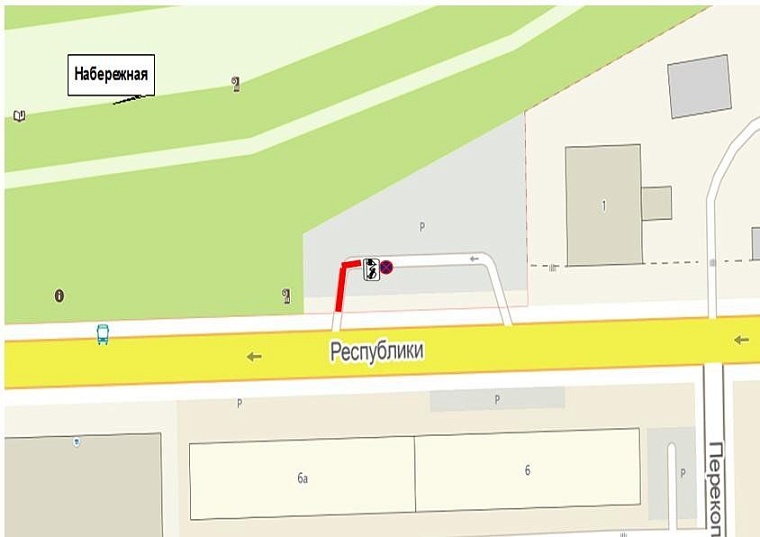 Выезд со стоянки по улице Республики, 1 станет свободнее