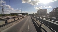 На развязке по Московскому тракту открыто движение по правой полосе и двум петлям