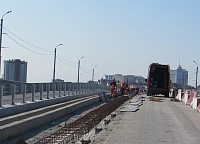 Работы на Профсоюзном мосту в Тюмени завершат в августе