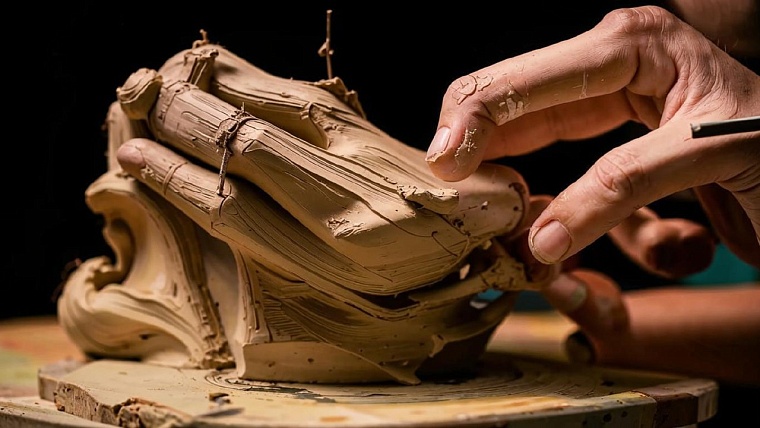 В тюменском реабилитационном центре детей лечат с помощью глинотерапии