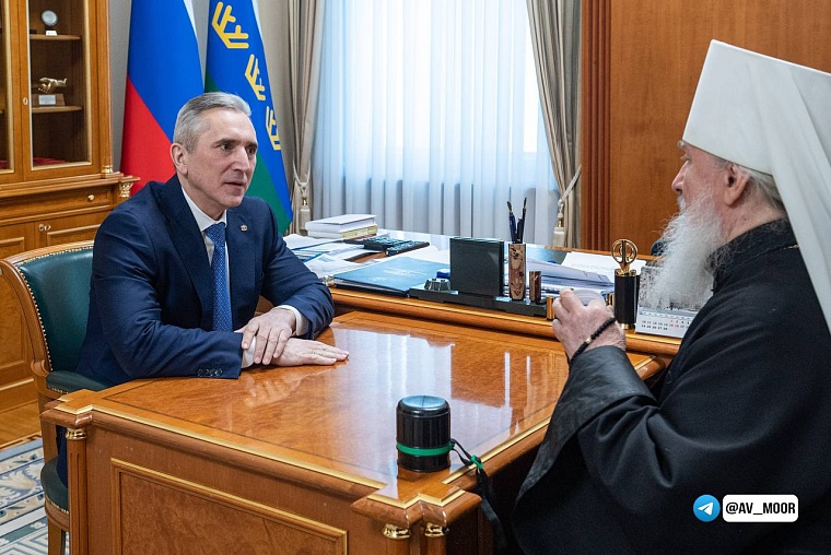 Александр Моор: Тюменские священники поддерживают наших бойцов в зоне СВО