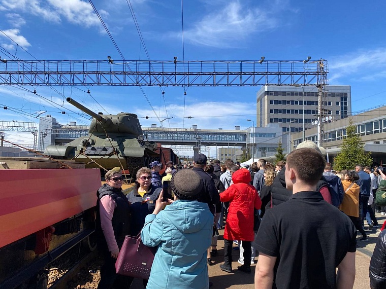 В Тюмень прибыл «Эшелон Победы»