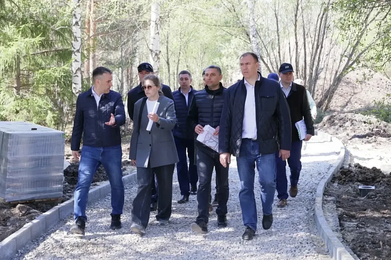 Глава Тобольска Петр Вагин сообщил о ходе благоустройства Менделеев-парка