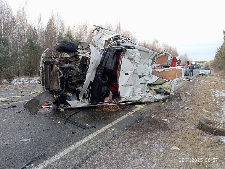 На участке дороги Тобольск - Вагай из-за смертельного ДТП ограничено движение