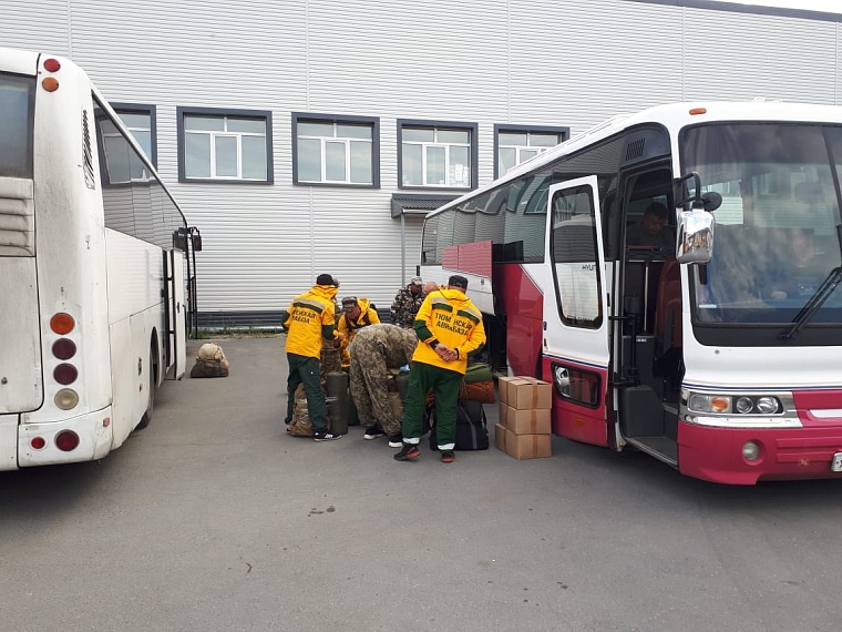 Тюменские десантники отправились в Бурятию на помощь в тушении лесных пожаров