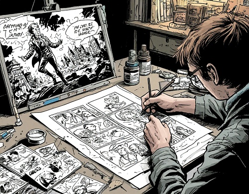 Молодые художники создали комиксы о выдающихся жителях Тюмени