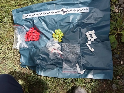 В ишимском СНТ остановили наркокурьеров, запрещенные вещества были в фонаре автомобиля
