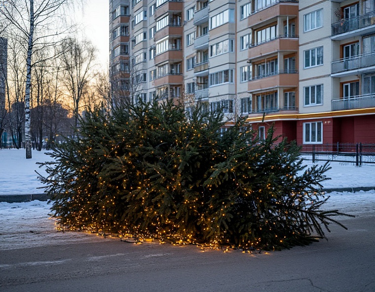 Здравствуй, с елкой Новый год!