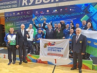 Герой России Рустам Сайфуллин стал лучшим среди воинов-спортсменов в настольном теннисе