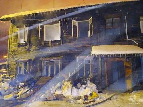 В Ялуторовске во время ночного пожара погиб человек