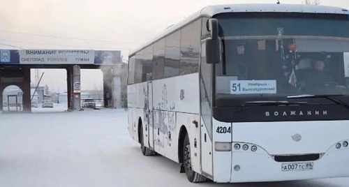 Морозы парализовали движение автобусов на Ямале