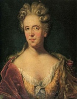 Анна Даниловна Девиер, урожденная Меншикова (1689-1750). Автор портрета неизвестен, 1720-е годы