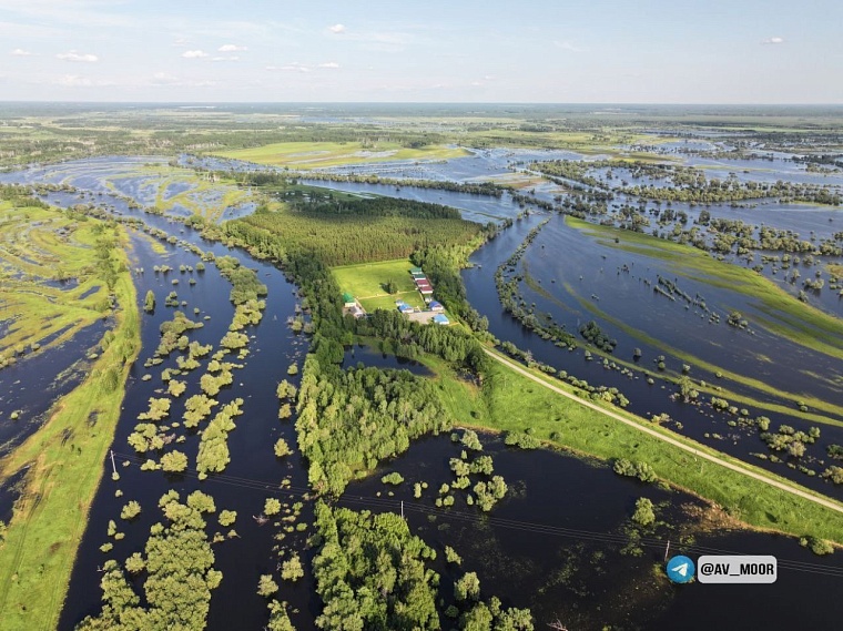Александр Моор: В Викуловском районе река Ишим опустилась ниже отметки «Опасное явление»