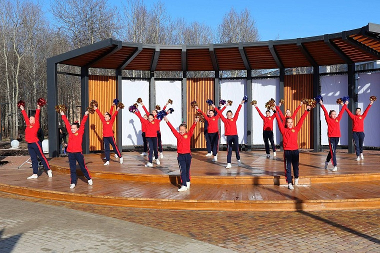 В новом тобольском сквере Спортивном появится ниндзя-парк