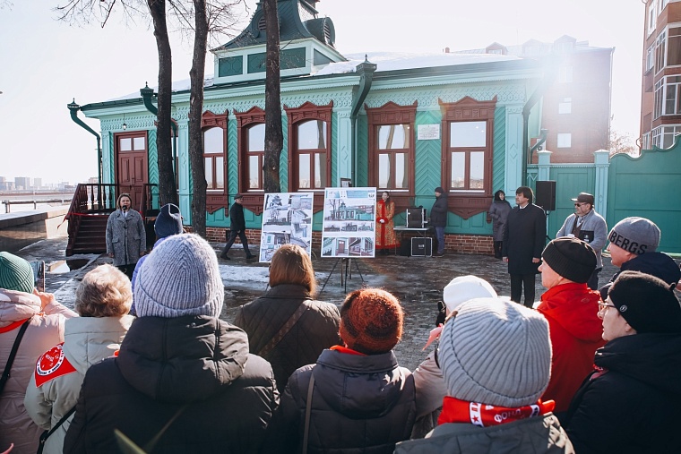 В Тюмени открыли возрожденный «Дом причта» на берегу Туры