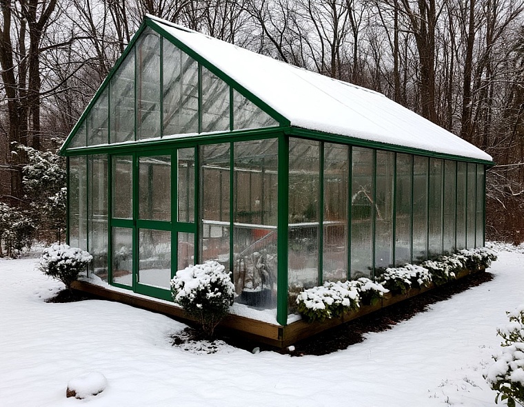 Тюменская дачница и блогер объяснила, зачем нужно набрасывать снег в теплицу