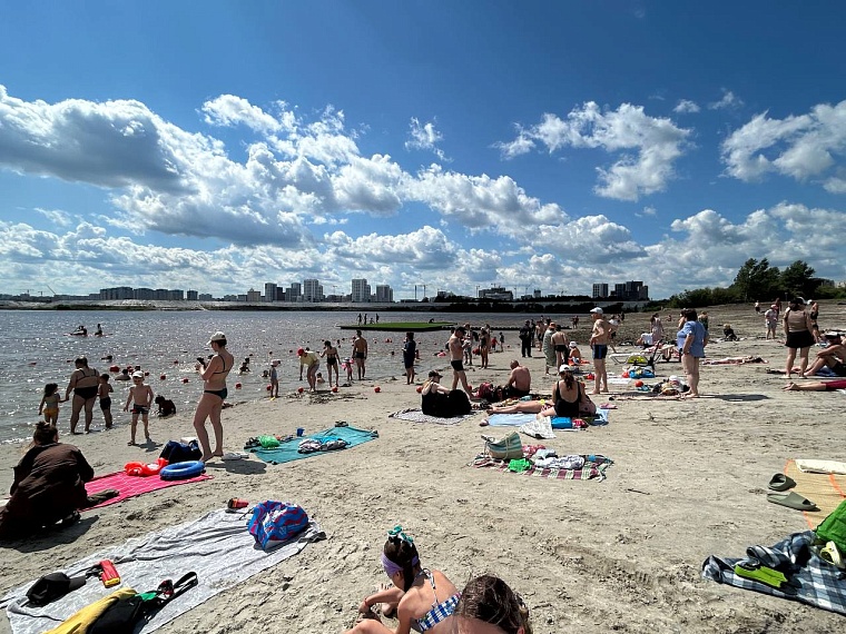 Новый городской пляж в Тюмени: схема, как проехать и что там есть