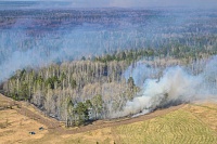 Александр Моор: Обстановка с природными пожарами в регионе по-прежнему сложная