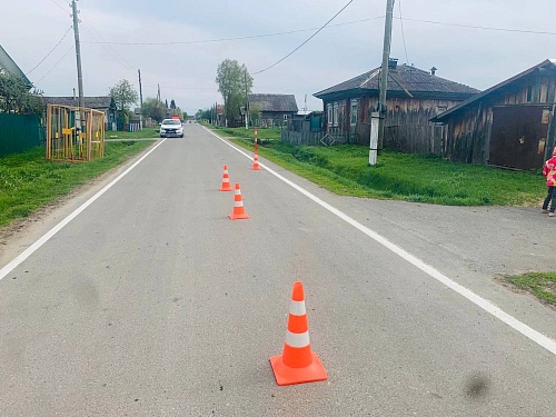 В Упоровском районе 13-летний подросток опрокинулся на мотоцикле