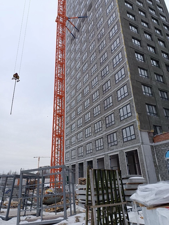 В Тюмени на строительстве ЖК в Заречном микрорайоне погиб рабочий