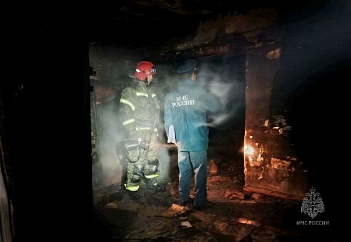 В Аромашевском округе на пожаре погиб человек