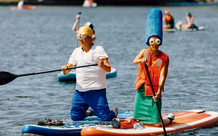 На массовый заплыв на сапбордах по Туре зарегистрировалось больше 900 человек