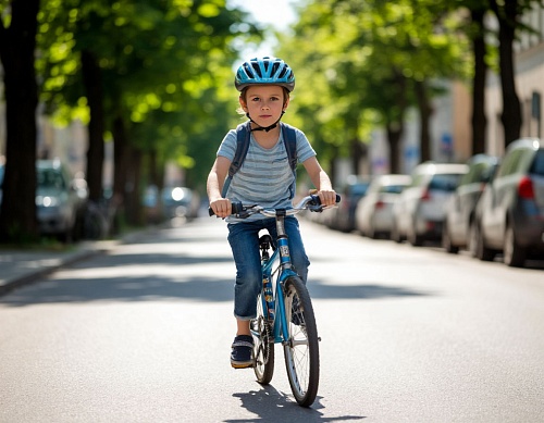 Тюменские автоинспекторы научат юных велосипедистов ездить безопасно