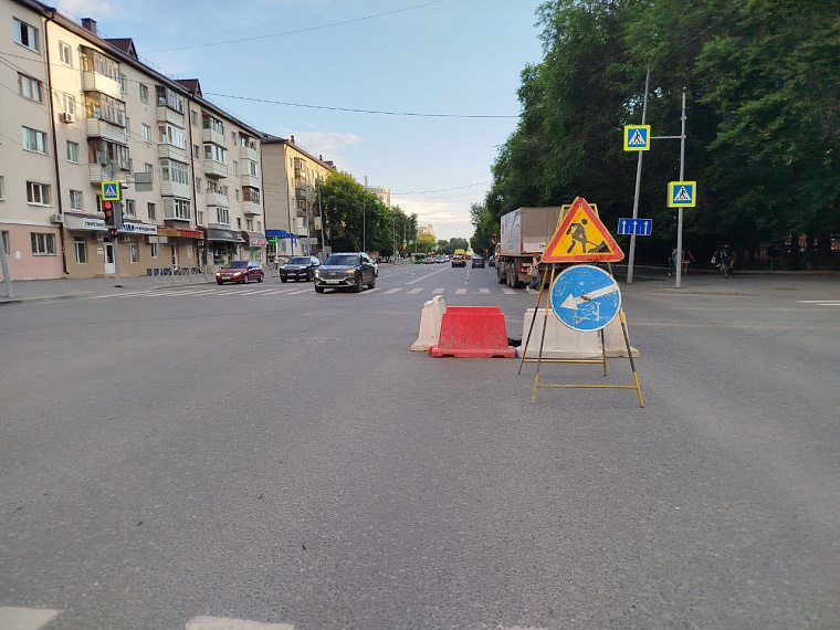 На Профсоюзной в Тюмени частично ограничили движение