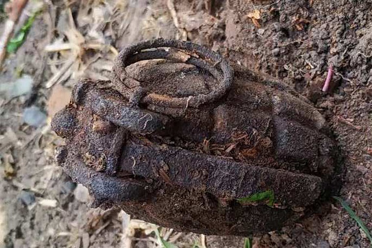 В Тобольске уничтожили немецкую и британскую гранаты времен Гражданской войны