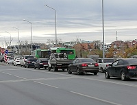 На трассе Тюмень - Омск ограничено движение из-за ДТП