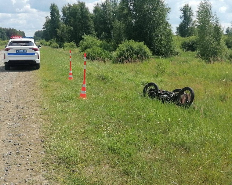 В Голышмановском округе погиб 52-летний мотоциклист