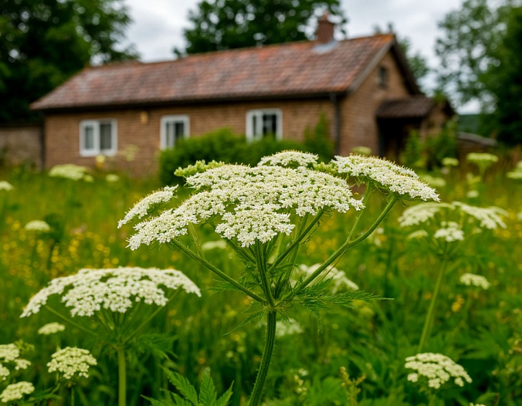 Россиян предупредили о штрафах за игнорирование борщевика на участке
