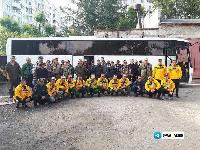 Александр Моор: Тюменские десантники-пожарные вернулись домой из Карелии